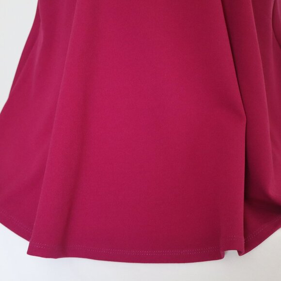 Size 1/2 Junior Wine Colored Off Shoulder Party/Church Dress - Picture 3 of 7